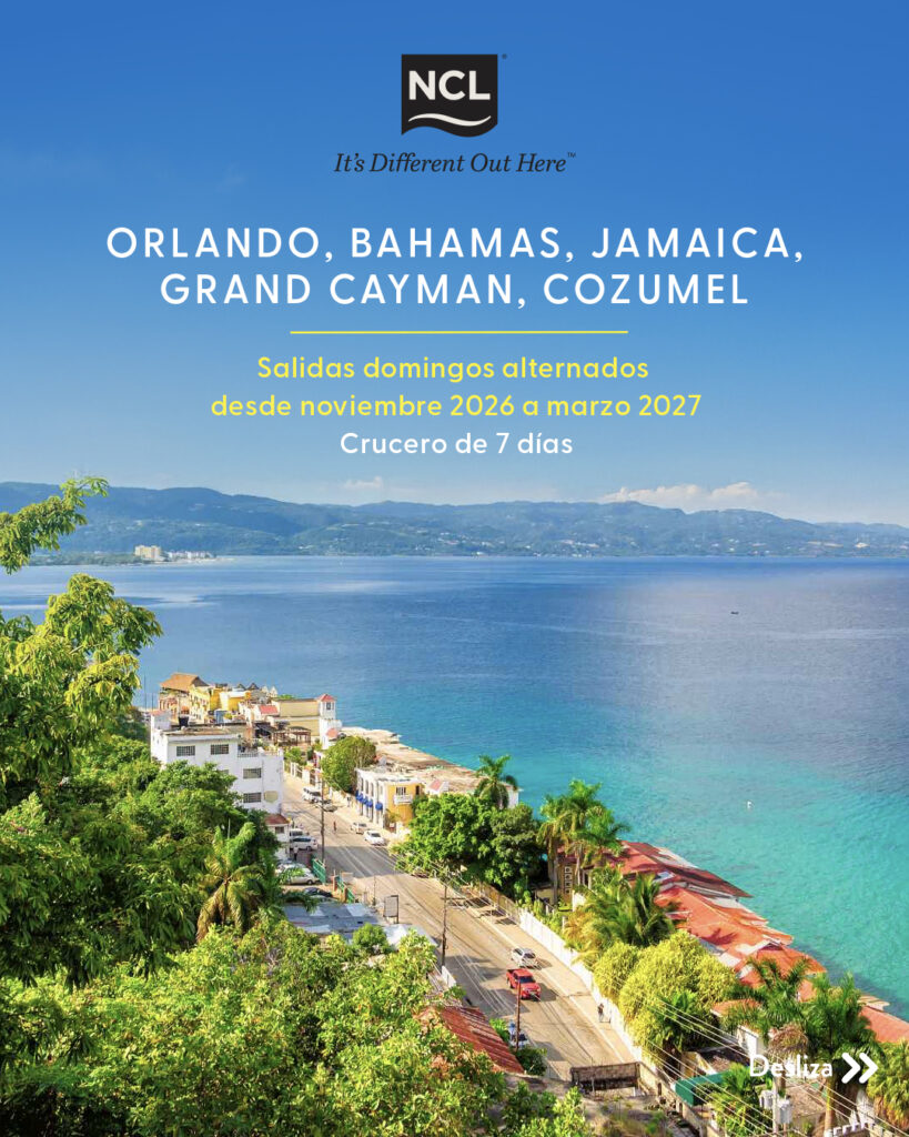 Orlando, Bahamas, Jamaica, Grand Cayman y Cozumel